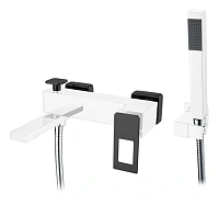 Смеситель для ванны Boheme Q хром/черный