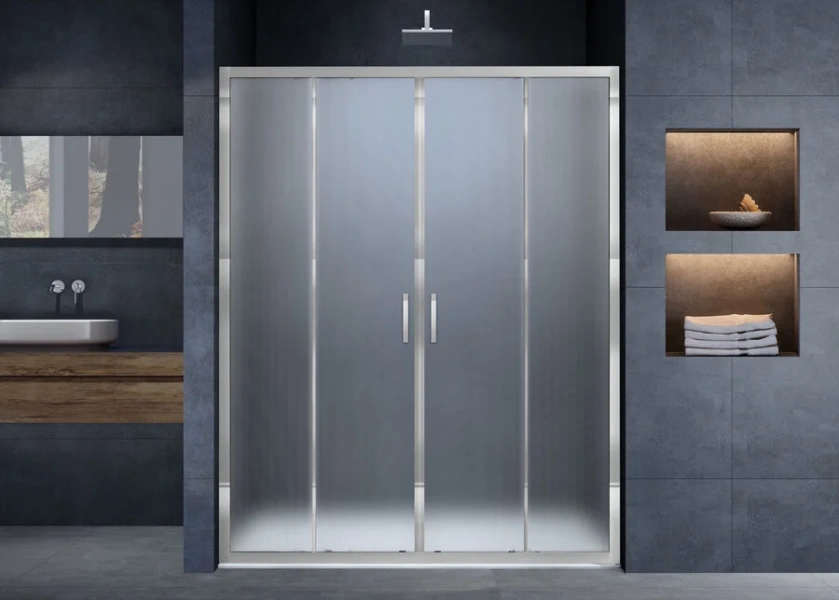 Душевая дверь в нишу Vincea Alpha VDS-3AL2180 см хром (детальная фотография), хром