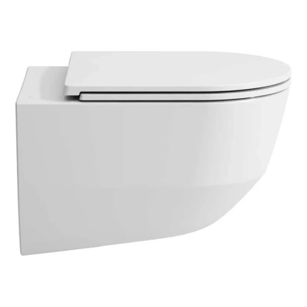 Унитаз подвесной Laufen Pro крышка-сиденье soft-close 6.2096.6.896.000.1 (детальная фотография), современные, hi-tech, круглые