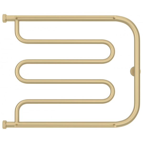 Полотенцесушитель водяной Сунержа Лира 65x50 см матовая шампань 022-0012-5065 (детальная фотография), современные, hi-tech