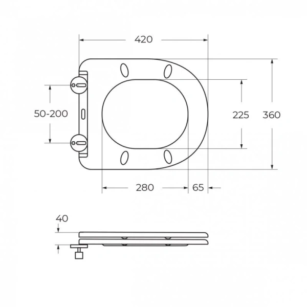 Унитаз подвесной BelBagno Sfera-R безободковый BB046CH-TOR/SC (детальная фотография), без бачка, со скрытым бачком