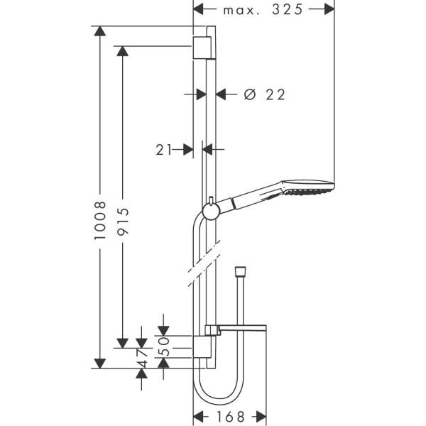 Схема (детальная фотография), душевые гарнитуры