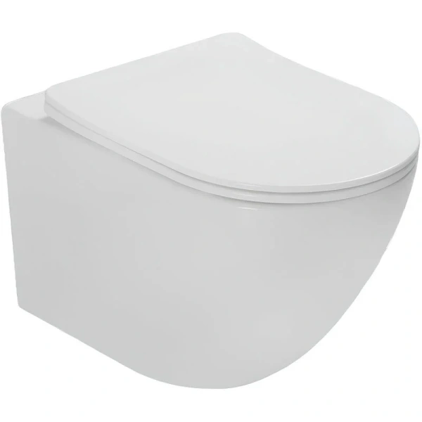 Унитаз подвесной Vincea Globo белый VT1-14T (детальная фотография)