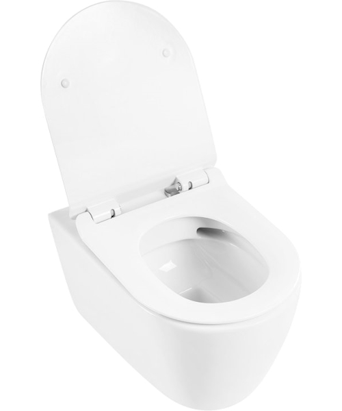 Унитаз подвесной BelBagno Marino безободковый BB105CHR (детальная фотография), без бачка, со скрытым бачком