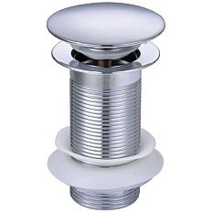 Донный клапан Акватек без перелива хром