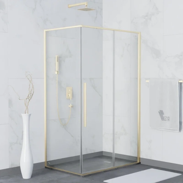 Душевой уголок RGW Stilvoll SV-42G 100x80 см профиль золото Brush 32324280-16 (детальная фотография)