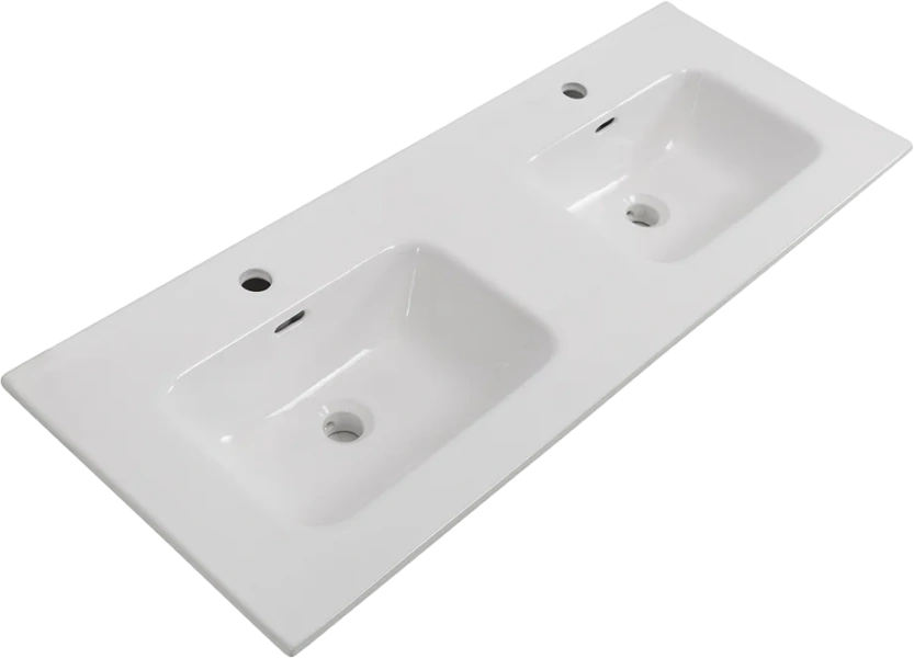 Раковина мебельная BelBagno Etna 120 см c двумя чашами BB1200-2-ETL (детальная фотография), в наличии