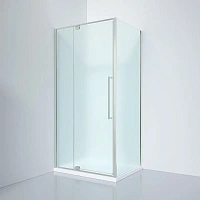 Душевой уголок Black&White Stellar Wind 90x90 см профиль хром, стекло матовое