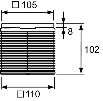 Душевой трап Tece TECEdrainpoint S 10 см с сифоном KDP-S120 (детальная фотография), стандартные