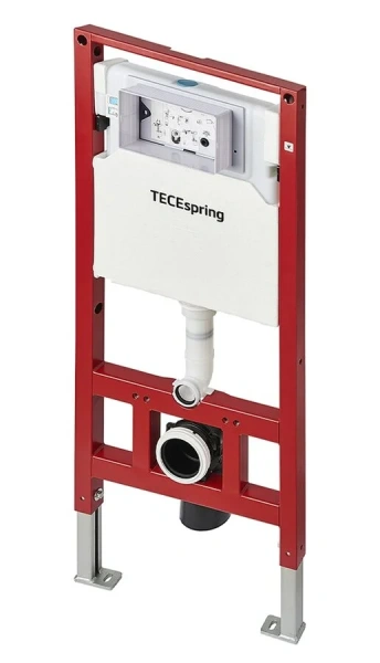 Инсталляция для унитаза Tece TECEspring SL с клавишей смыва S955302 (детальная фотография), для унитаза