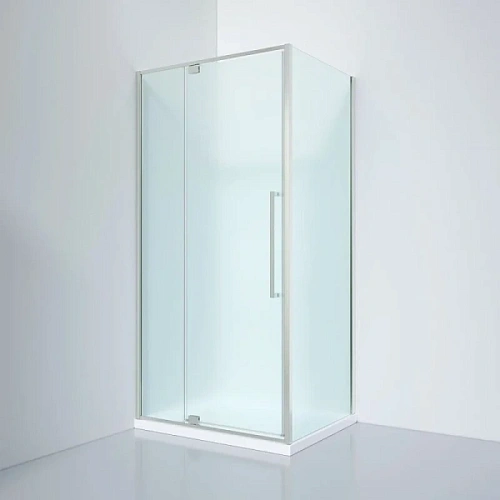 Душевой уголок Black&White Stellar Wind 90x90 см профиль хром, стекло матовое - фото 3