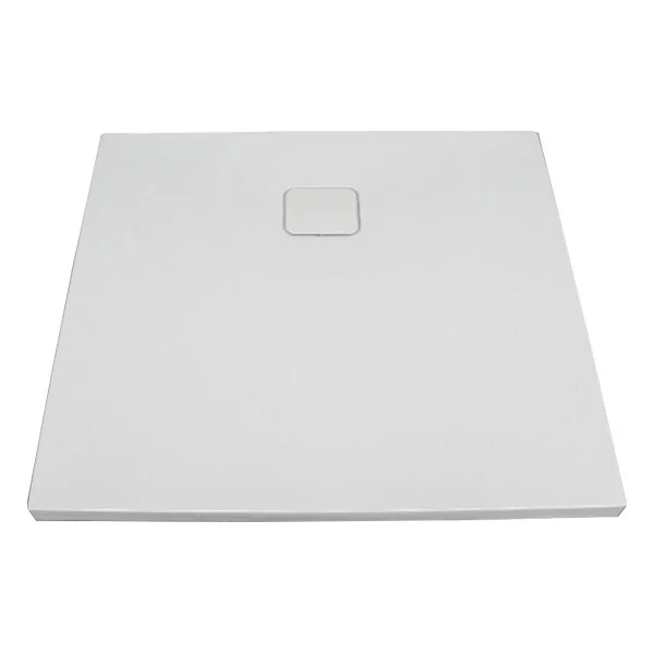 Душевой поддон акриловый белый с сифоном Riho Basel 430 100x100 см D005035005 (детальная фотография), квадратные