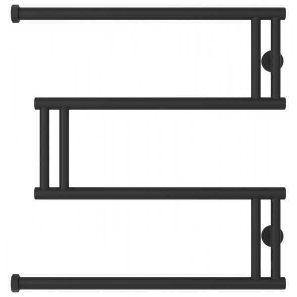 Полотенцесушитель водяной Сунержа High-Tech model M 60x60 см тёмный титан муар 15-0050-6060 (детальная фотография), современные, hi-tech
