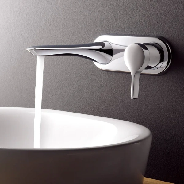 Смеситель для раковины Ideal Standard Melange A5591 с внутренней частью (детальная фотография), современные, hi-tech