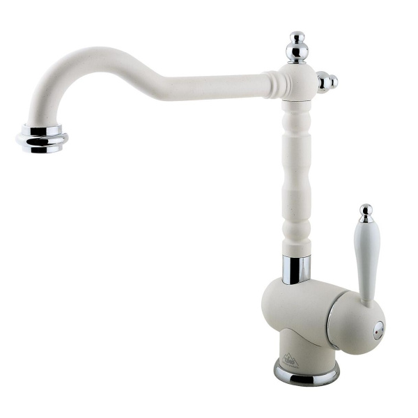 Смеситель для кухни Timo Morea  2406F (детальная фотография), хром, белые, черные, другие