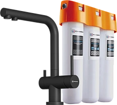 Смеситель для кухни Omoikiri Nagano-BL-P черный