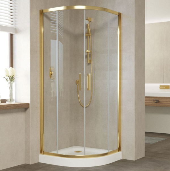 Душевой уголок стекло прозрачное Vegas-glass ZS 90 01 (детальная фотография), хром, бронза, золото, белые, черные, другие