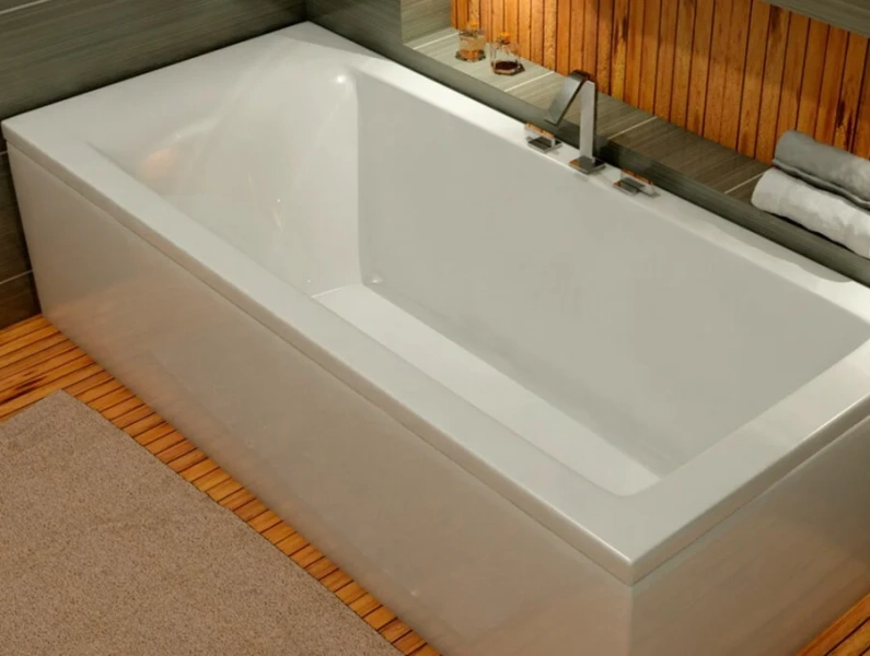 Ванна акриловая Vayer Savero Гл000011565 160 x 75 см, белая (детальная фотография), 160х75