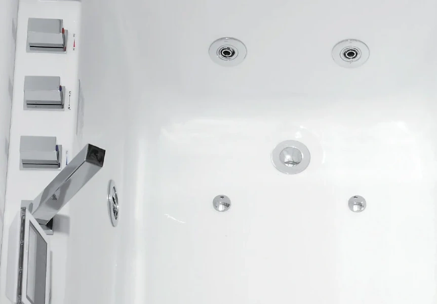 Ванна акриловая Gemy G9066-II 170х85 см (детальная фотография), белые