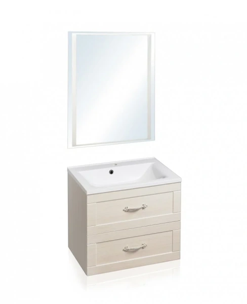 Зеркало с подсветкой Style Line Прованс 75 см прямоугольное СС-00000443 (детальная фотография), прямоугольные