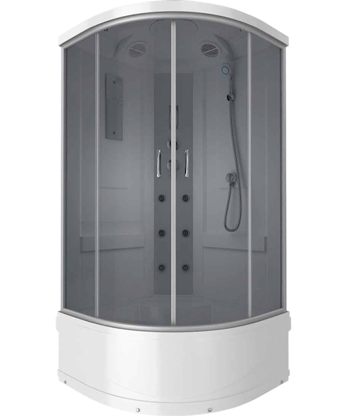 Душевая кабина Erlit Comfort ER2509TP-C 90х90 см с гидромассажем (детальная фотография)