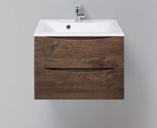 Тумба под раковину подвесная BelBagno Marino 65 см rovere moro MARINO-650-2C-SO-RW-P (детальная фотография)