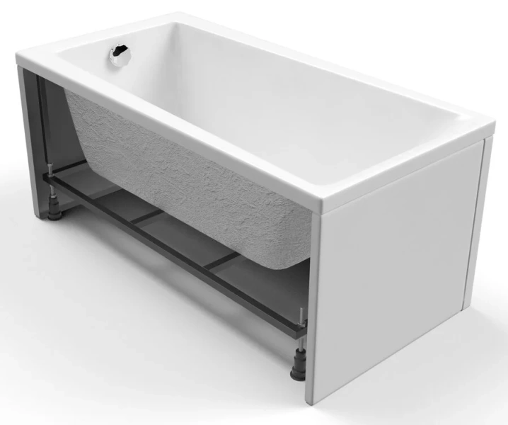 Ванна акриловая Cersanit Lorena 63345 140x70 см прямоугольная (детальная фотография), 140x70 см