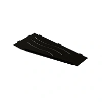 Полочка для ванной RGW черная, правая