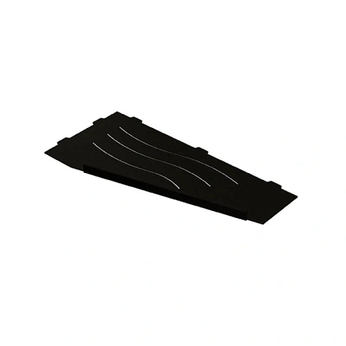 Полочка для ванной RGW черная, правая - фото 4