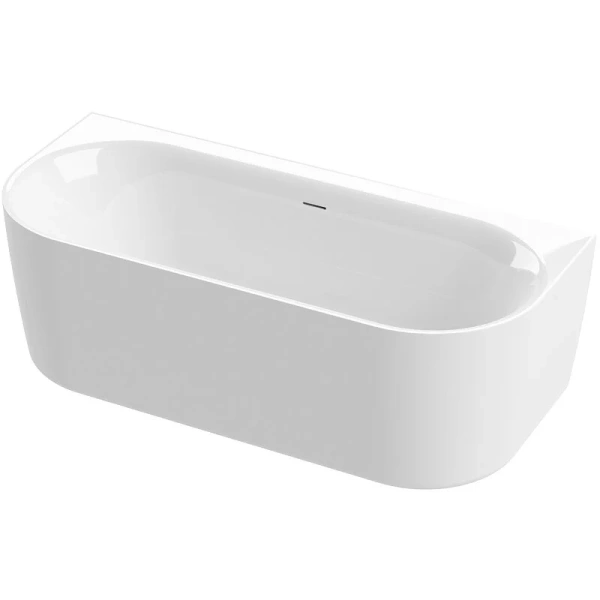 Ванна акриловая Cezares Metauro 180x80 см белая глянцевая METAURO-INT-Wall-180-80-60 (детальная фотография), акриловые