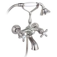 Смеситель для ванны Timo Ritz серебро 0144Y silver cross