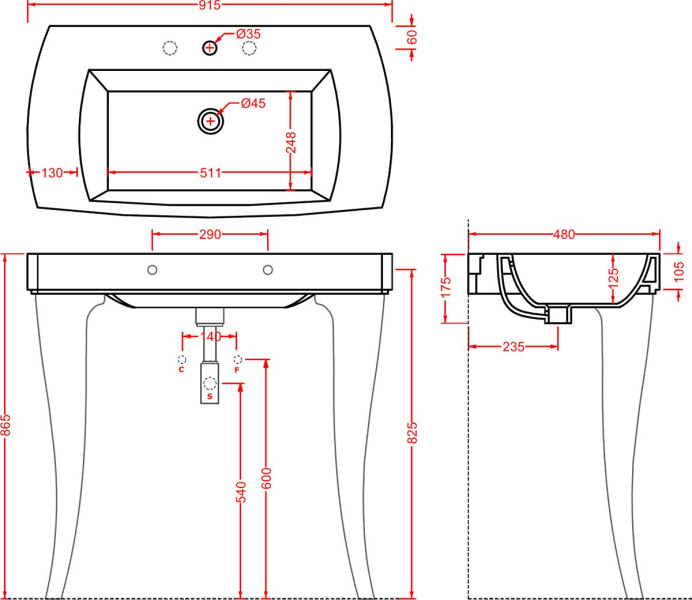 Схема (детальная фотография), керамические