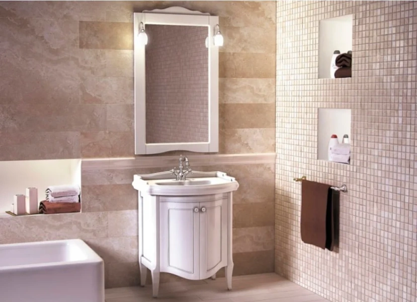 Зеркало Cezares Lorenzo Bianco Patinato LOR70/03.03 (детальная фотография), классические, ретро