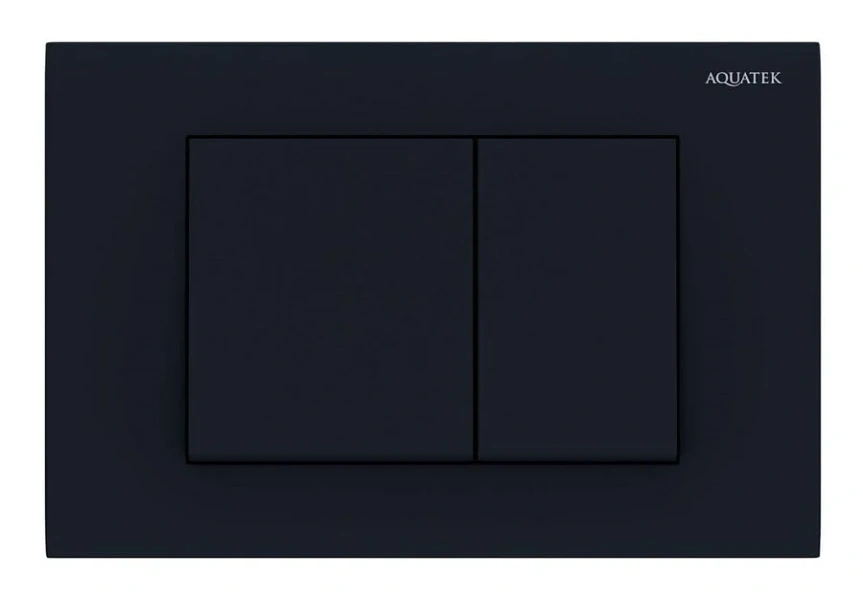 Клавиша смыва Акватек Pneumo S черный матовый PNS-0000005 (детальная фотография)