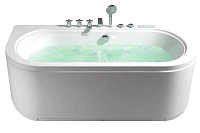 Ванна гидромассажная Frank F160, пристенная, 170 x 80 x 58 см, 20156060