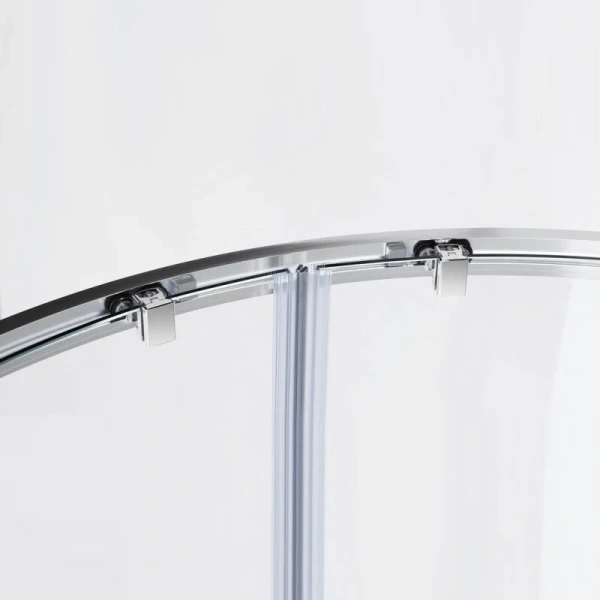 Душевой уголок Cezares Molveno 110х90 см стекло прозрачное MOLVENO-RH-2-110/90-C-Cr-IV (детальная фотография), хром