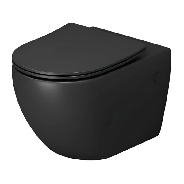 Унитаз подвесной Grossman Color черный матовый GR-4411BMS (детальная фотография)