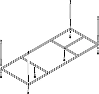Каркас для акриловой ванны Cezares металлический