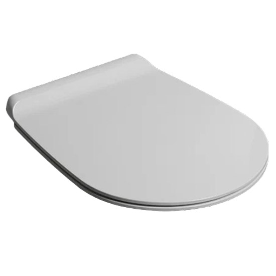 Сиденье для унитаза soft close, петли хром Simas Vignoni VI 004 (детальная фотография)