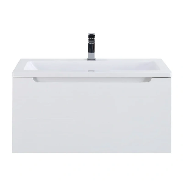 Тумба под раковину подвесная BelBagno Etna 80 см bianco lucido ETNA-M-800/380-1C-SO-BL (детальная фотография)