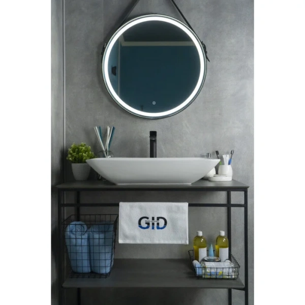 Раковина GID Geometrico N9122 71 см белая 51124 (детальная фотография), 70 см