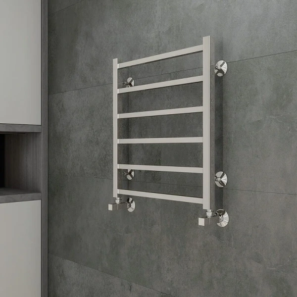 Полотенцесушитель водяной Terminus Ватикан П6 500х600 хром 4670078544025 (детальная фотография), хром