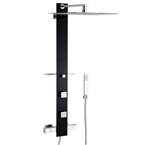 Душевая панель Valentin Tower black 52540041074 (детальная фотография)