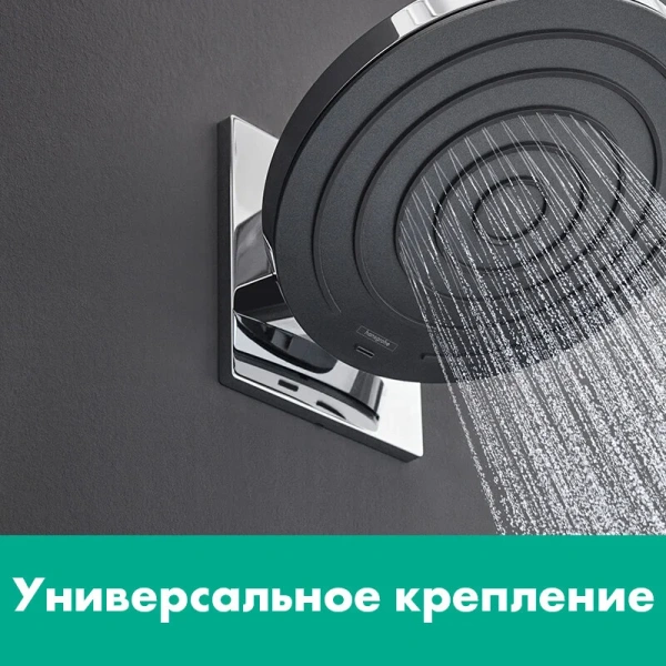 Верхний душ Hansgrohe Pulsify хром 24150000 (детальная фотография), современные, hi-tech index_1