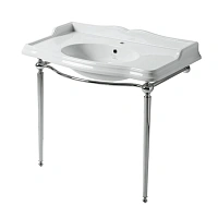 Консоль под раковину Simas Arcade хром