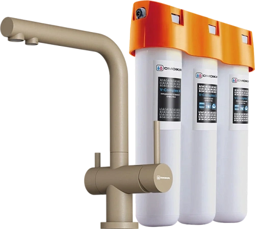 Смеситель для кухни Omoikiri Nagano-CA-P карамель - фото 4