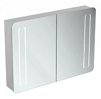 Зеркальный шкаф с подсветкой Ideal Standard Mirror&Light 100 см алюминий
