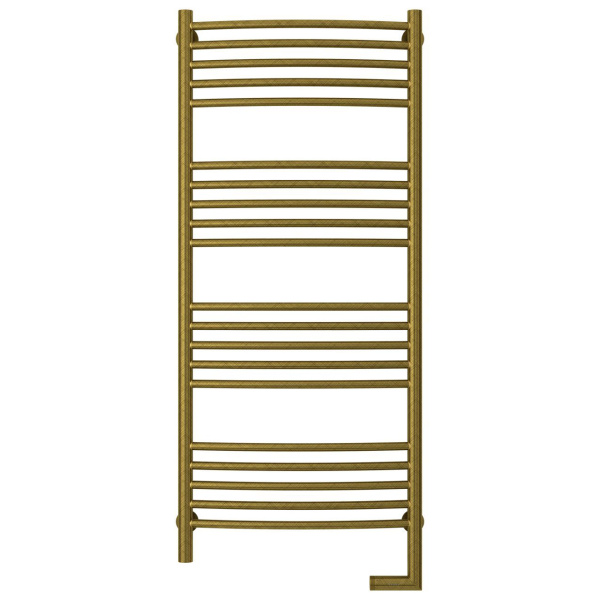 Полотенцесушитель электрический правый, цвет состаренная бронза перемычка выгнутая Сунержа Богема 2.0 1200х500 05-5203-1250 (детальная фотография), по запросу