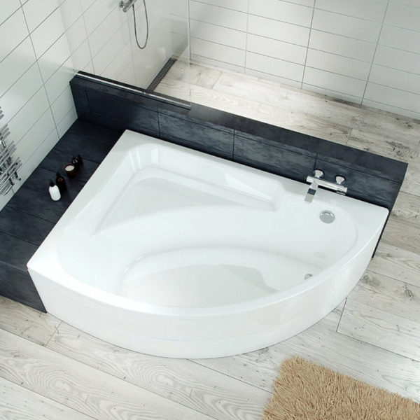 Ванна акриловая Santek Гоа 150х100 см без монтажного комплекта, левая 1WH112033 (детальная фотография), современныe, hi-tech