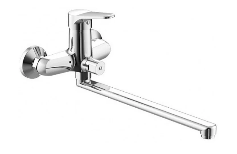Смеситель для ванны Bravat Pure F6105161C-01A (детальная фотография), современные, hi-tech